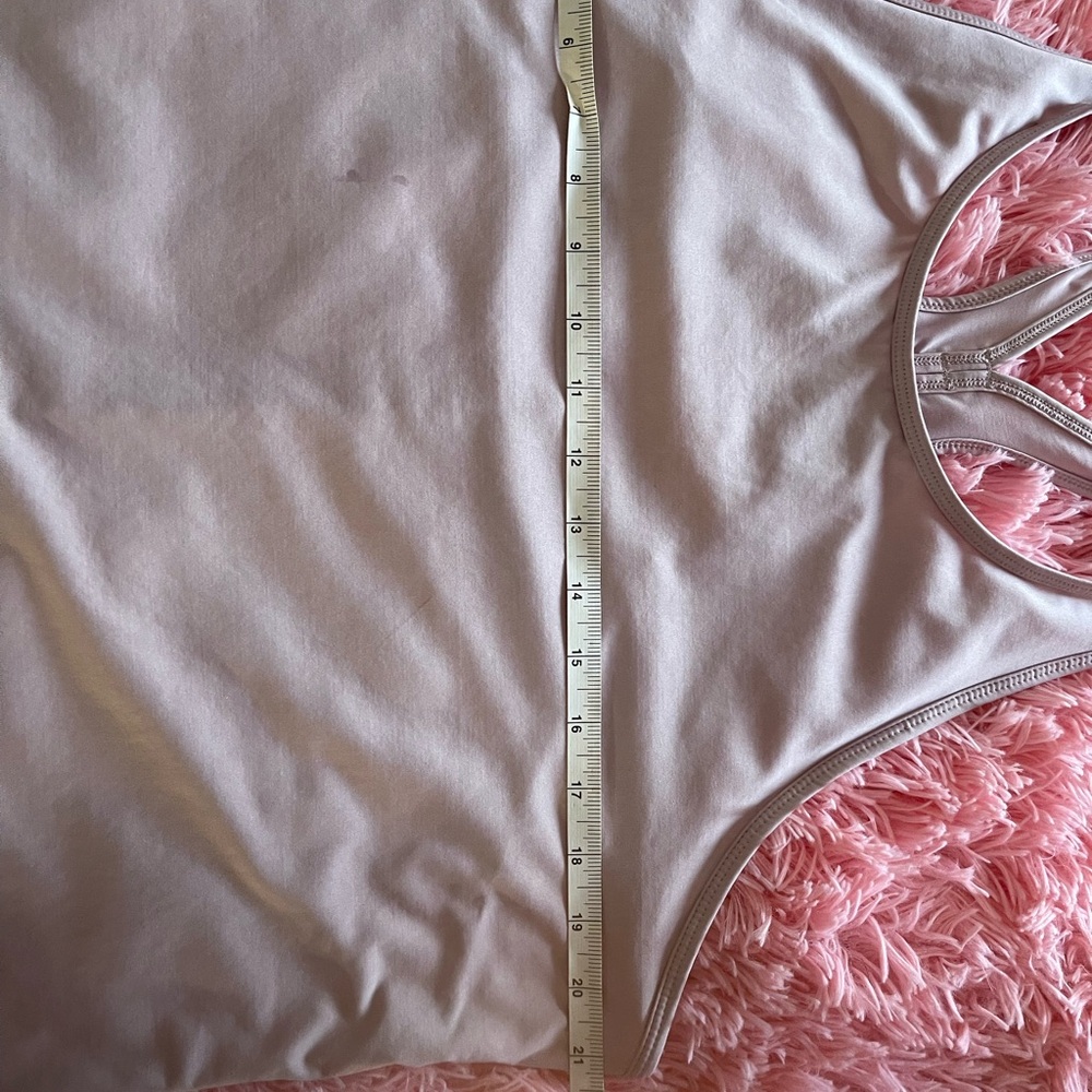 Fabletics Cream Racerback Tank Top - Picture 3 of 6